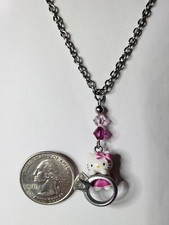 hello kitty charm necklace jewelry on ring Sanrio.