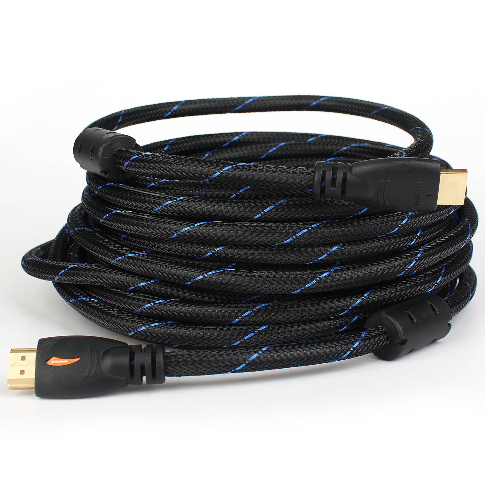 50FT High Speed HDMI Cable 4K@30Hz Active Braided 10.2Gbps v1.4 4:4:4 Nylon-image