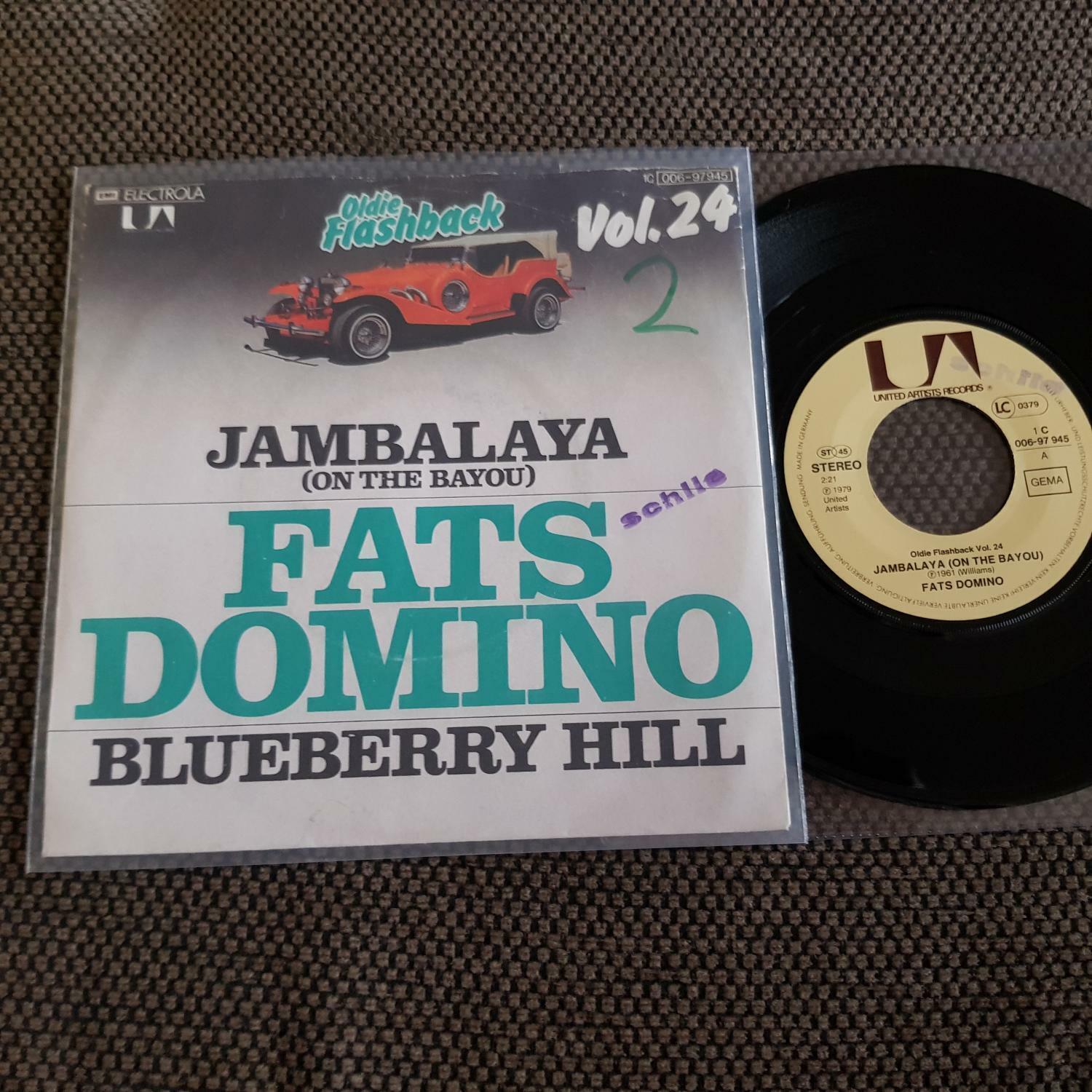 7"" Single Vinyl Fats Domino - Jambalaya/ Blueberry Hill GERMANY