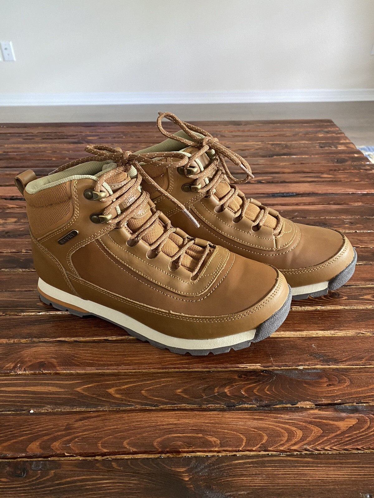 Mountain Warehouse Pilgrim Camel/brown Leather Womens Waterproof Hiking Boots 8 image 2