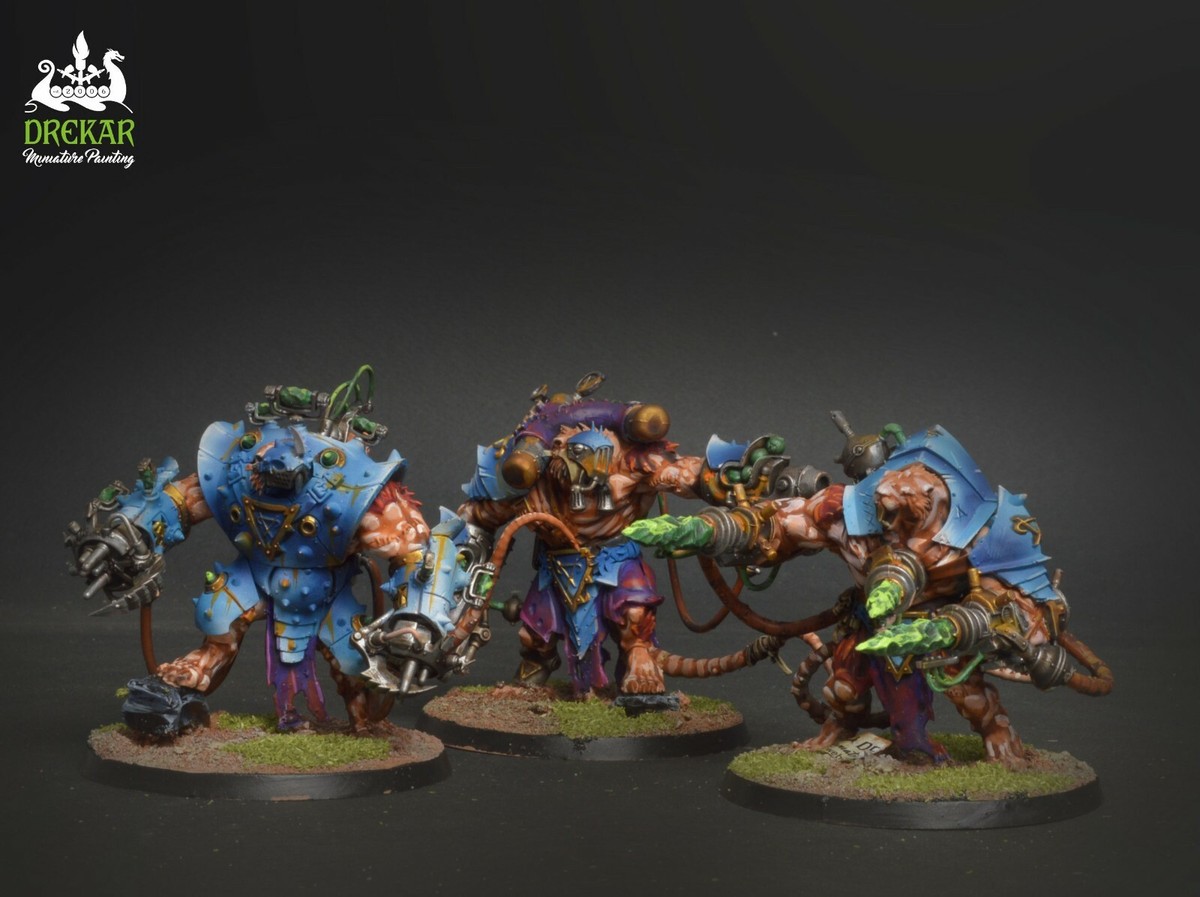 Stormfiends Skaven ** COMMISSION ** painting warhammer age