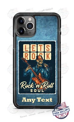 Let's Rock & Rock Soul Custom Phone Case Cover For iPhone 11 Samsung Google LG