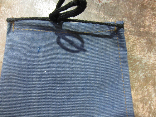 Vintage Athalon Denver Company 7 Foot Long Blue Denim Ski Bag - Picture 9 of 12