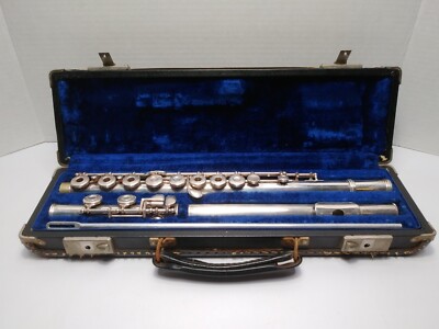Gemeinhardt M3 Solid Silver Headjoint Open Hole Flute With Case