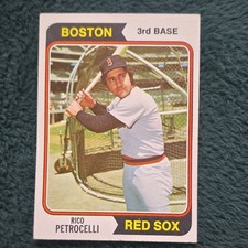 Topps 1974 Rico Petrocelli #609 Boston Red Sox MLB Baseball Card Base Set