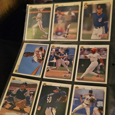 Upper Deck 1993 MLB Baseball Trading Card Lot 18 Cards Pecota Duncan Hernandez