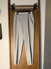 Escada Grey Pure New Wool Tailored Slacks Pants Size 36 - Flaw