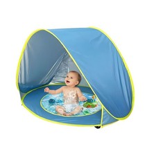 Baby Beach Tent with Pool, Pop Up Sun Shelter for Infant Toddlers, Portable U...