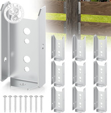 2X4 Fence Brackets for Wood,Fence Post Bracket,2X4 Brackets for Fence Rail,Deck 