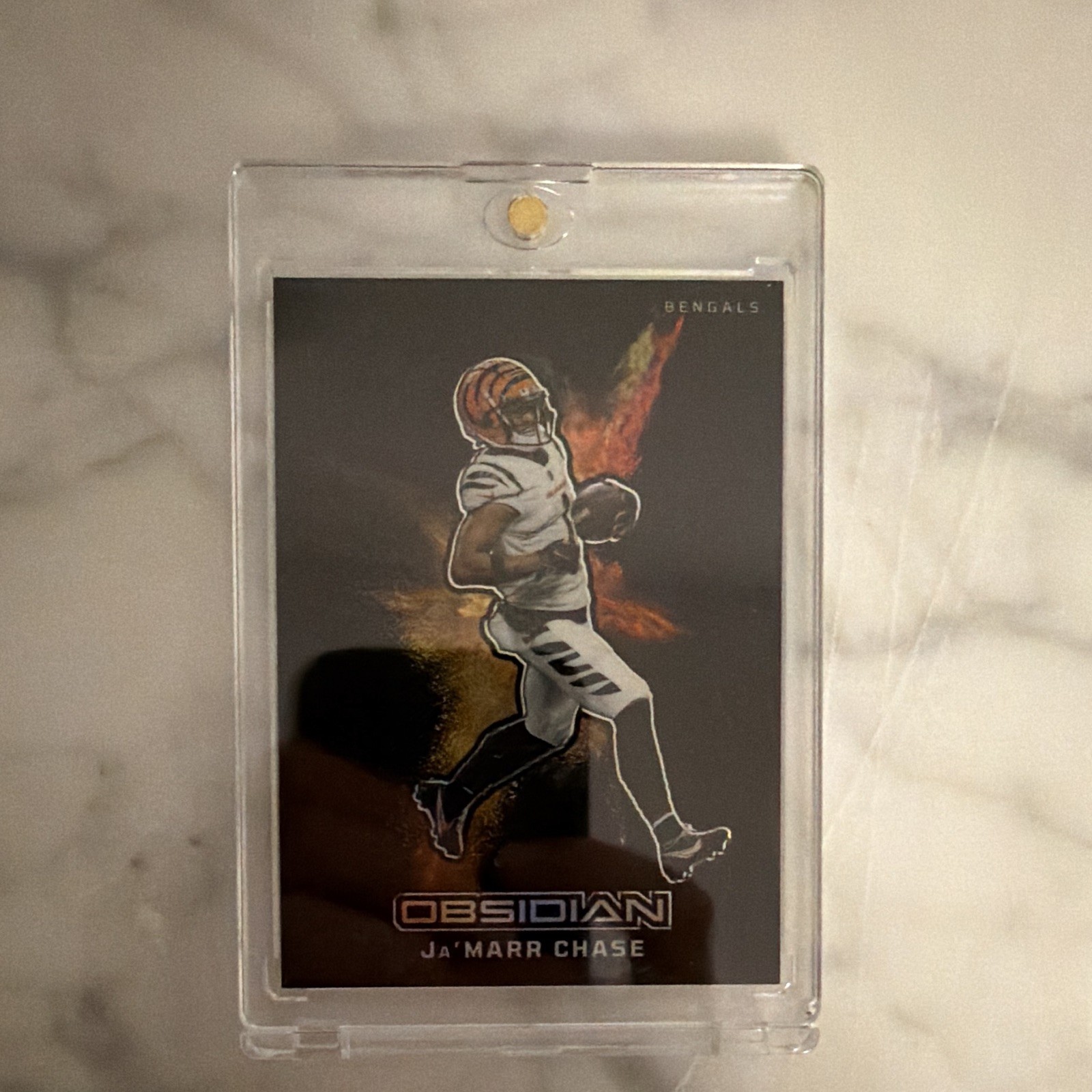 Panini 2023 Obsidian Football Ja'Marr Chase Base #8 Cincinnati Bengals