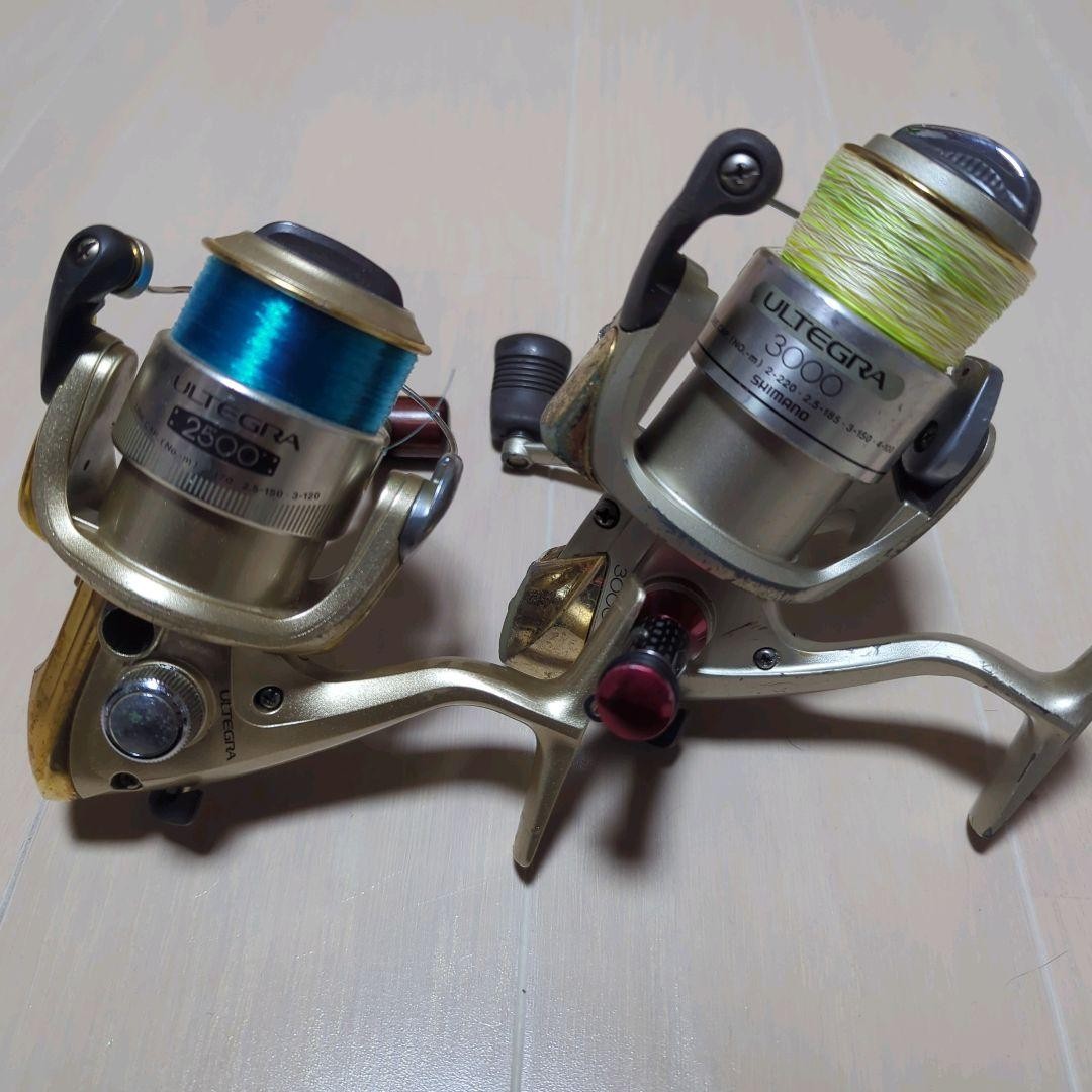 SHIMANO Ultegra 2500 02 Ultegra 3000DH Spinning Reel Made in Japan