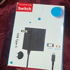 15V USB-C AC Adapter Fast Charger for Nintendo Switch/Switch Lite 4.9ft Black