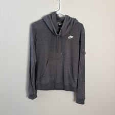 Nike Women  s Small Grey Sweatshirt Cowl Neck EUC Soft Cozy Casual G5