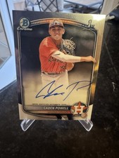 2025 Bowman Chrome 1st Auto Caden Powell #CPA-CPO Astros