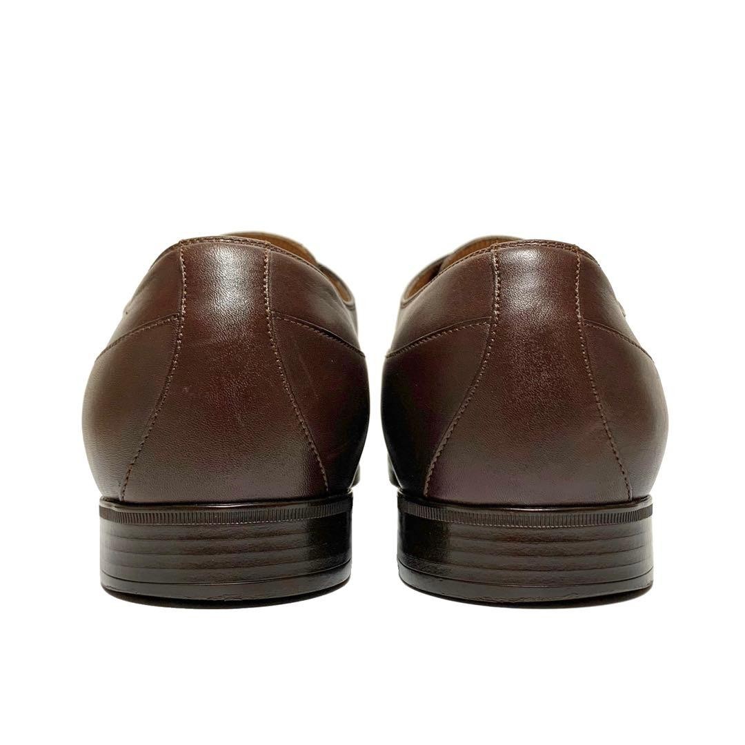 Gucci Logo Wingtip Dress Shoes Brown Leather Size 6.5 US About 7 For Men thumbnail 5