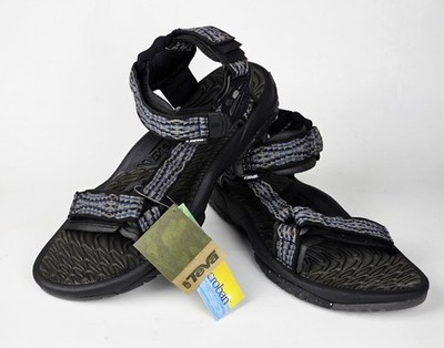 Teva Terra FI 5 Universal Wavy Trail Black Sport Sandals Mens Sz: 11 Read Please