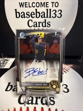 2025 Topps Bowman Draft Chrome Brady Ebel 1st Bowman Autograph Brewers #CPA-BE