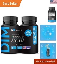 Extra Strength DIM 300mg with BioPerine - Hormone  Estrogen Balance Support