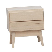 Mini armoire de chevet pour maison de poupée, meubles pour balcon et jardin,