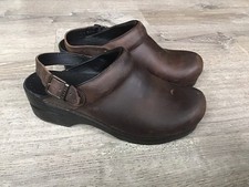 DANSKO Womens Size 39 / 8.5  Ingrid Clogs Bro...