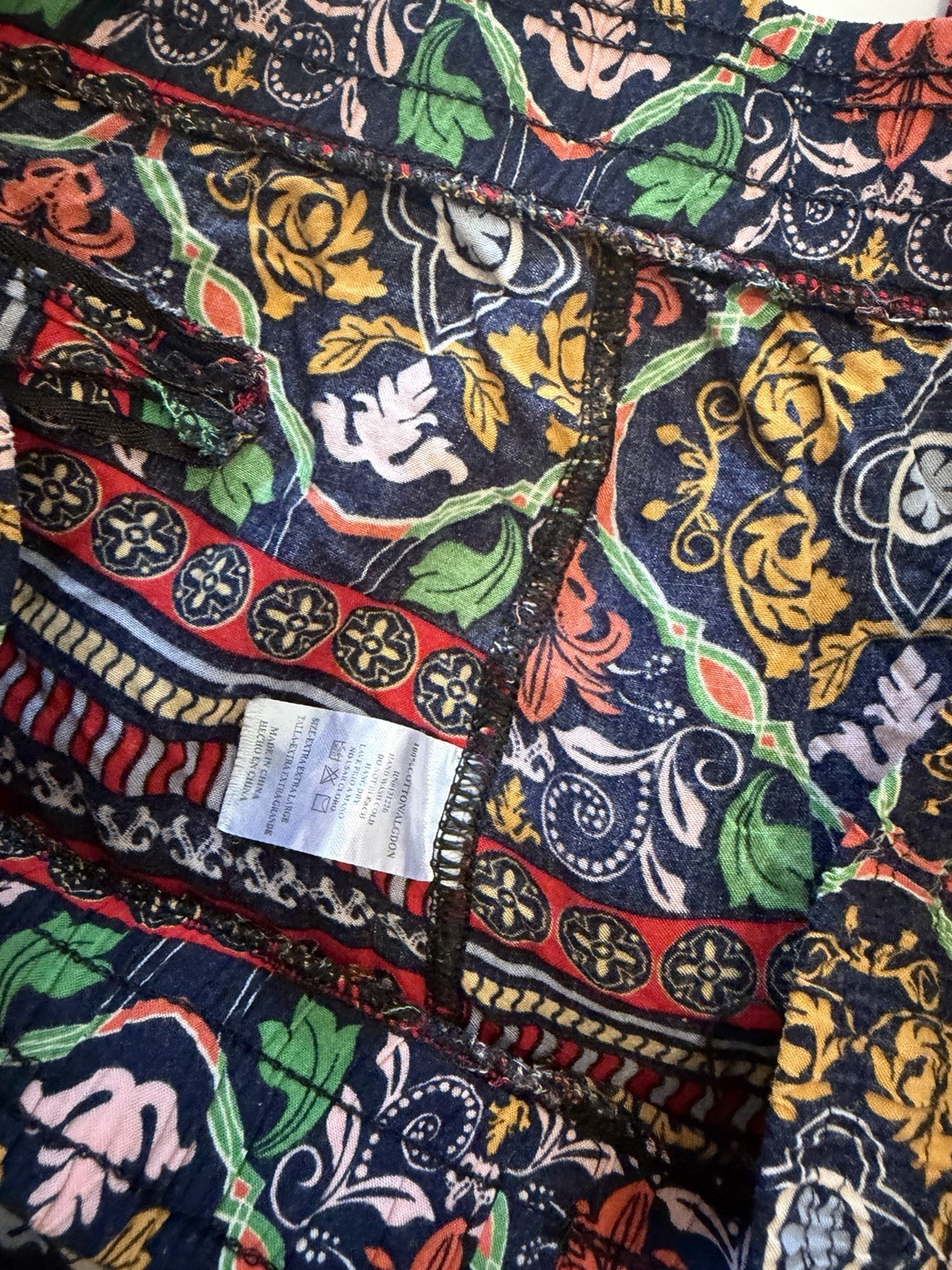 Stylish Vibrant Multicolor Patterned Drawstring F… - image 4