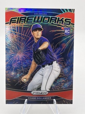 Chase Dollander Fireworks Rookie /199 - 2025 Prizm Baseball - Rockies