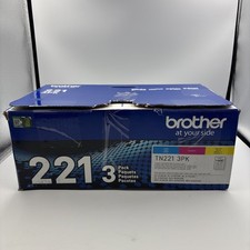 Genuine Brother Toner Cartridge TN221 3PK Open Box Read Below 1 Open/2 Sealed 