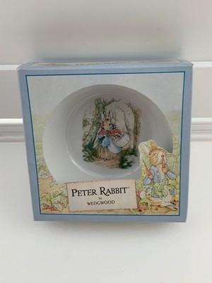 Wedgewood Peter Rabbit Collection 1 Stück Set Schale Vintage 1992 Neu in Box.