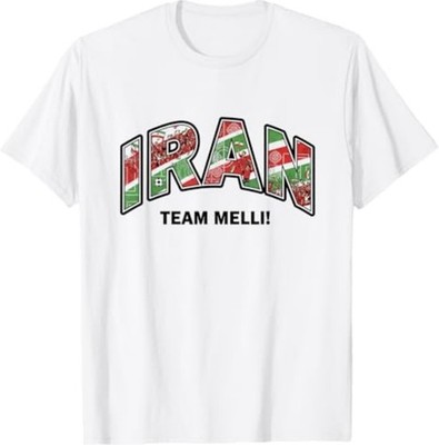 Soccer Fan Shirt 2026 Iran Team Melli Supporters T-Shirt
