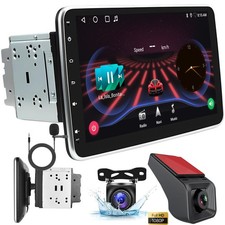 10.1" Double 2 Din Car GPS Android 15 Apple Carplay Touch Screen Radio 64G DVR