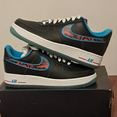 Nike Air Force 1 '07 LV8 Miami Nights DD9183-001 Black/Blue