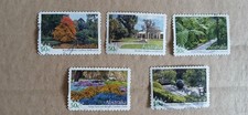 AUSTRALIA-2007 SG2866-2870 BOTANIC GARDENS USED SET OF SELF ADHESIVE STAMPS