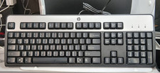 Genuine HP Wired USB Keyboard Silver/Black  SK-2885