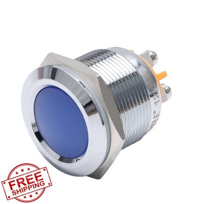APIELE 22mm Indicator Light Blue 12V