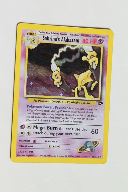Sabrina's Alakazam #16 (Gym Challenge (2000))