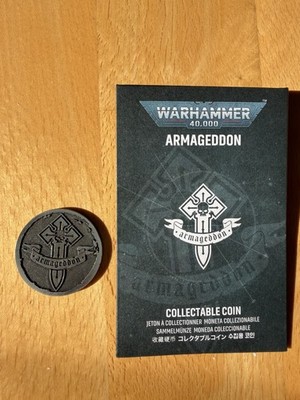 Armageddon Collectable Coin Armageddon Warhammer 40k  Sammelauflösung
