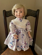 Porcelain and cloth 17" doll Dianna Effner mold Jenny II Expressions 1998