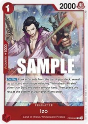 Izo OP03-003 Pillars of Strength Rare Foil