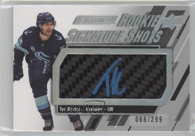 2023 Upper Deck Engrained Rookie Signature Shots 66/299 Tye Kartye Auto RC 0o5t