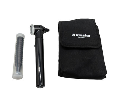 RIESTER E-SCOPE Otoskop Xenon 2,5V schwarz mit Etui 31550
