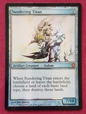 Magic The Gathering FROM THE VAULT RELICS FOIL SUNDERING TITAN card MTG FTV