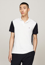 Tommy Hilfiger Men Regular Fit Back Flag Polo Shirt Multi Size S