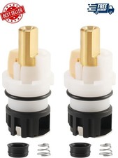 2 Pack Faucet Stem Replacement for Two Handle Faucet Repair Kit with Seat Spring