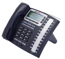 REF  A  STK - Allworx 9224 24 Button Backlit Display VOIP IP POE Phone W/ Stand