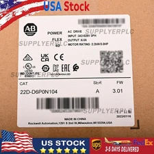 NEW Sealed Allen-Bradley 22D-D6P0N104 PowerFlex 2.2kW 3Hp AC Drive 22DD6P0N104