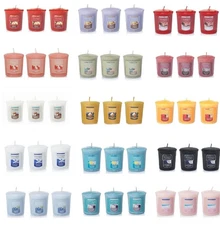 Lot of 3 Yankee Candle Votive Candle, Sampler 1.75oz - Variations