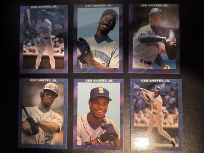#ad 1990 Oddball KEN GRIFFEY JR Lot of 6 MLB Cards Mariners HOF 0787 $6.29