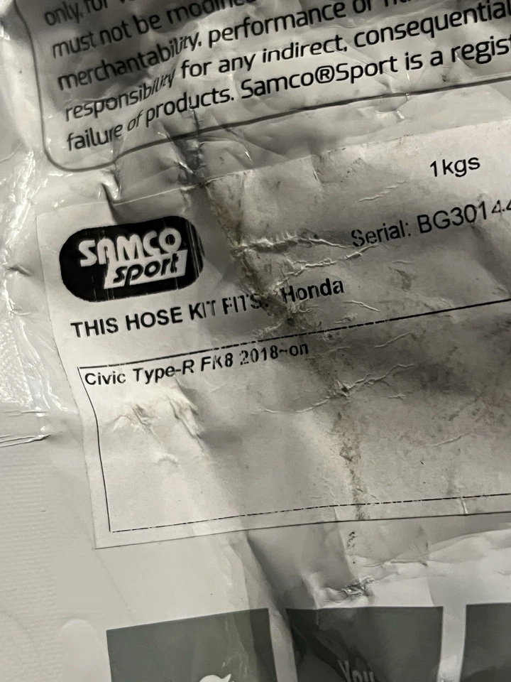 Mangueras turbo Samco Sport Honda Civic Type-R FK8 TCS690-rojo Foto 2 de 4