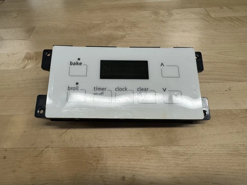 Frigidaire Range 316455410 Controller W/ White Overlay Some Visual scratches
