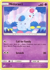 Nidoran 54/181 : Common Mint/Near Mint Pokemon Card : SM09: Team Up